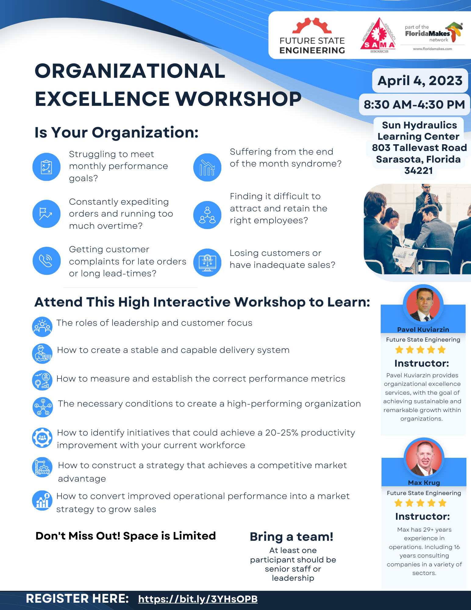 V_3 Organizational Excellence Workshop Flyer (1)